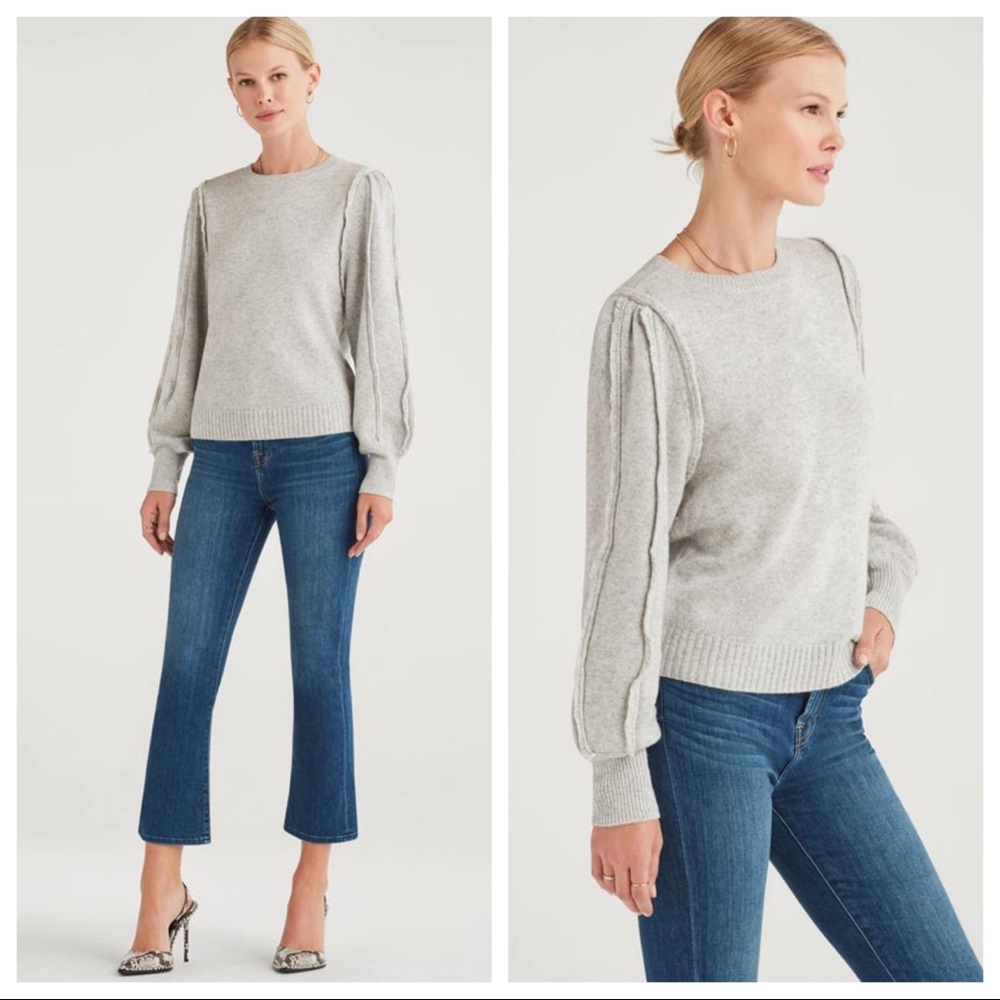 7 For All Mankind Wool Cashmere Crewneck Sweater S